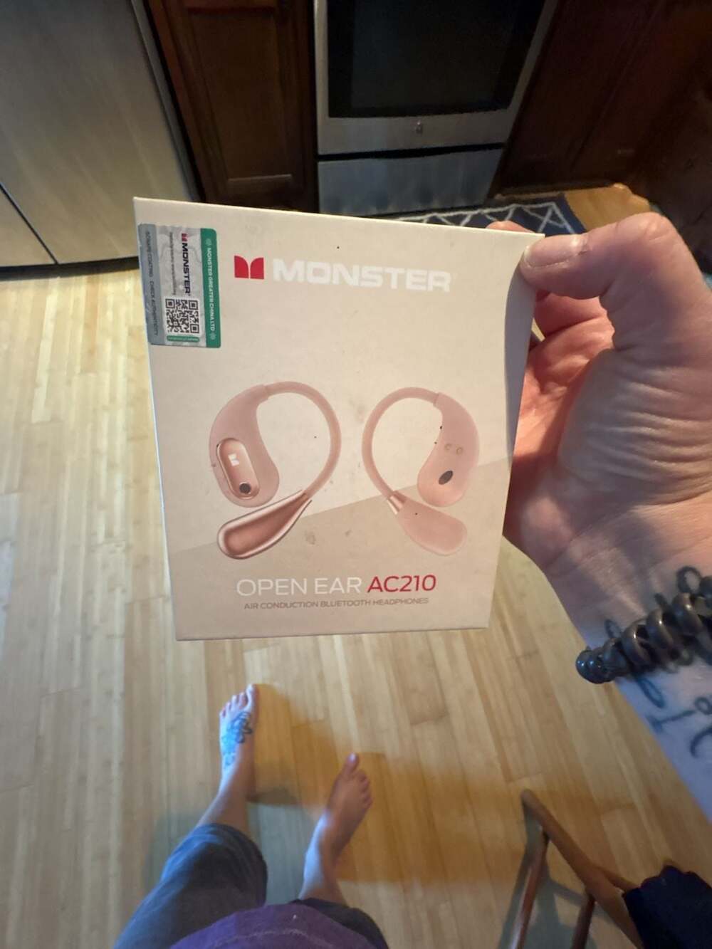 Monster Open Ear AC210 Air Conduction Bluetooth Headphones